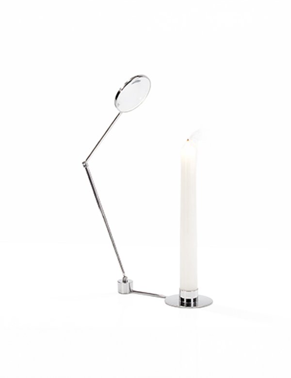 Monitoring Area - Silver-plated brass and lens conceptual work by Yitong Zhang